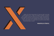 WATERFIELD Stencil, a Sans Serif Font by deFharo (Thumbnail 12 of 13)