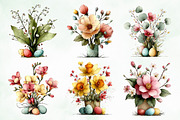 Whimsical Easter Flowers Png Clipart, an Illustration by Creative Art (Thumbnail 3 of 8)