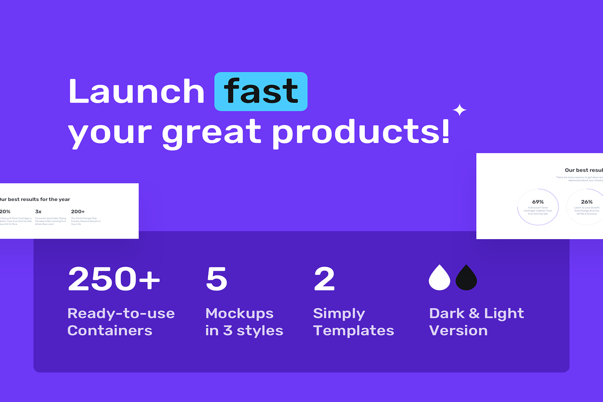 Containers Web Wireframe Kit preview 2