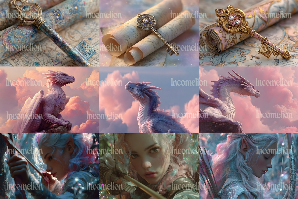 130 Pastel Fantasy Stock Photos, an Arts & Entertainment Photo by Incomelion (Photo 12 of 17)