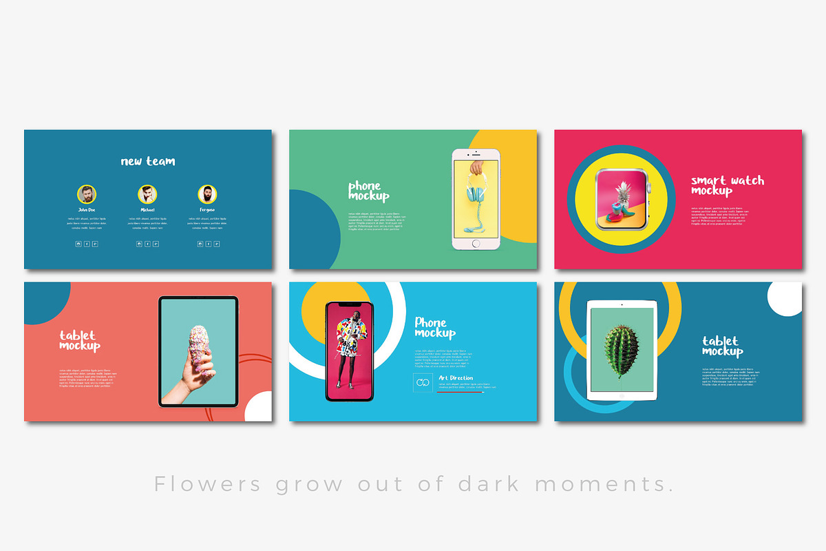 Pastel - Powerpoint Template, a Presentation Template by Collaborg Studio (Photo 5 of 6)