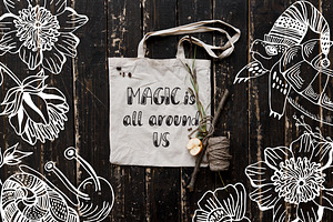 Magical Powder - Typeface & Elements