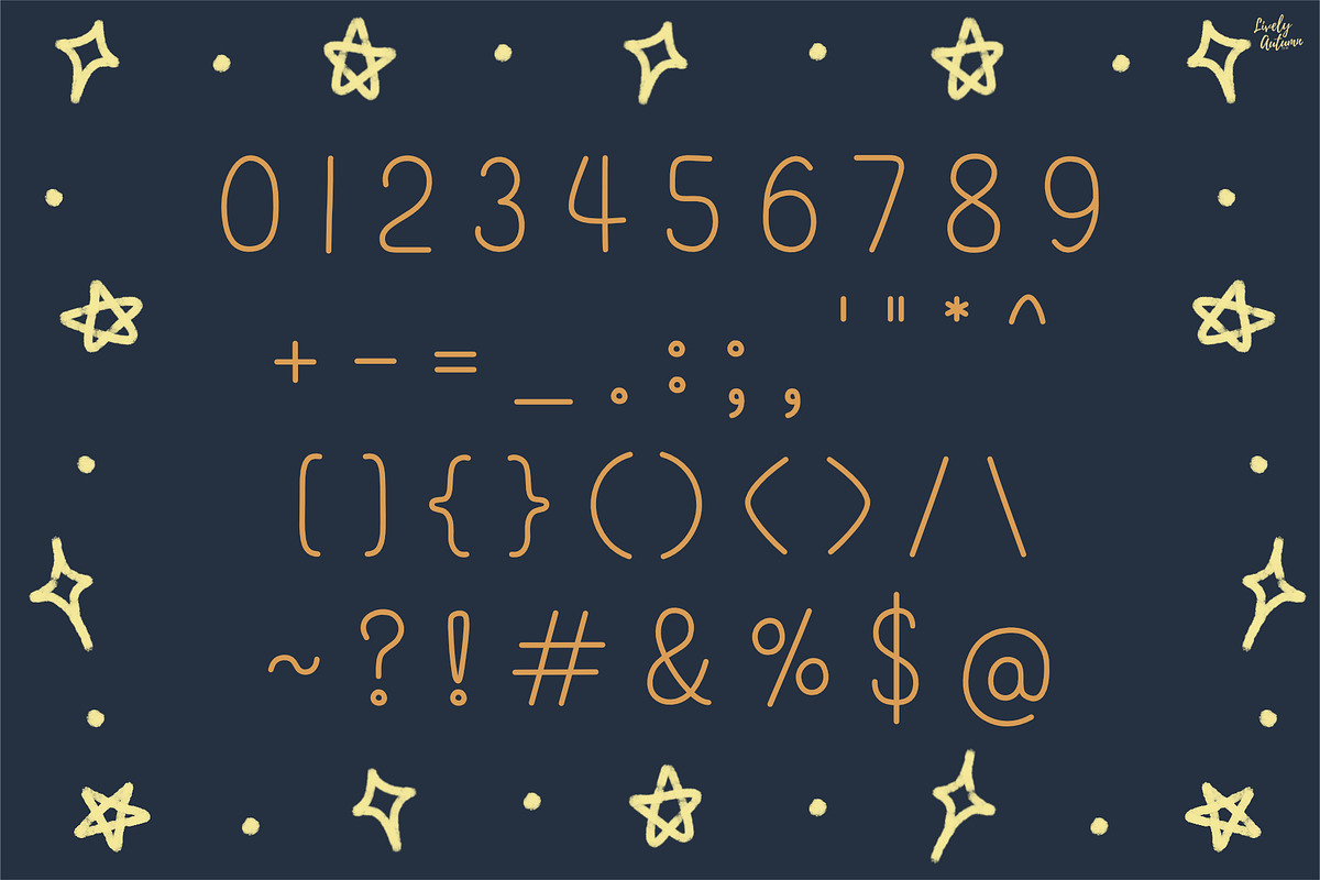 Twinkiewish | Curvy handwriting font, a Handwritten Font by LivelyAutumn11.11 (Photo 3 of 5)