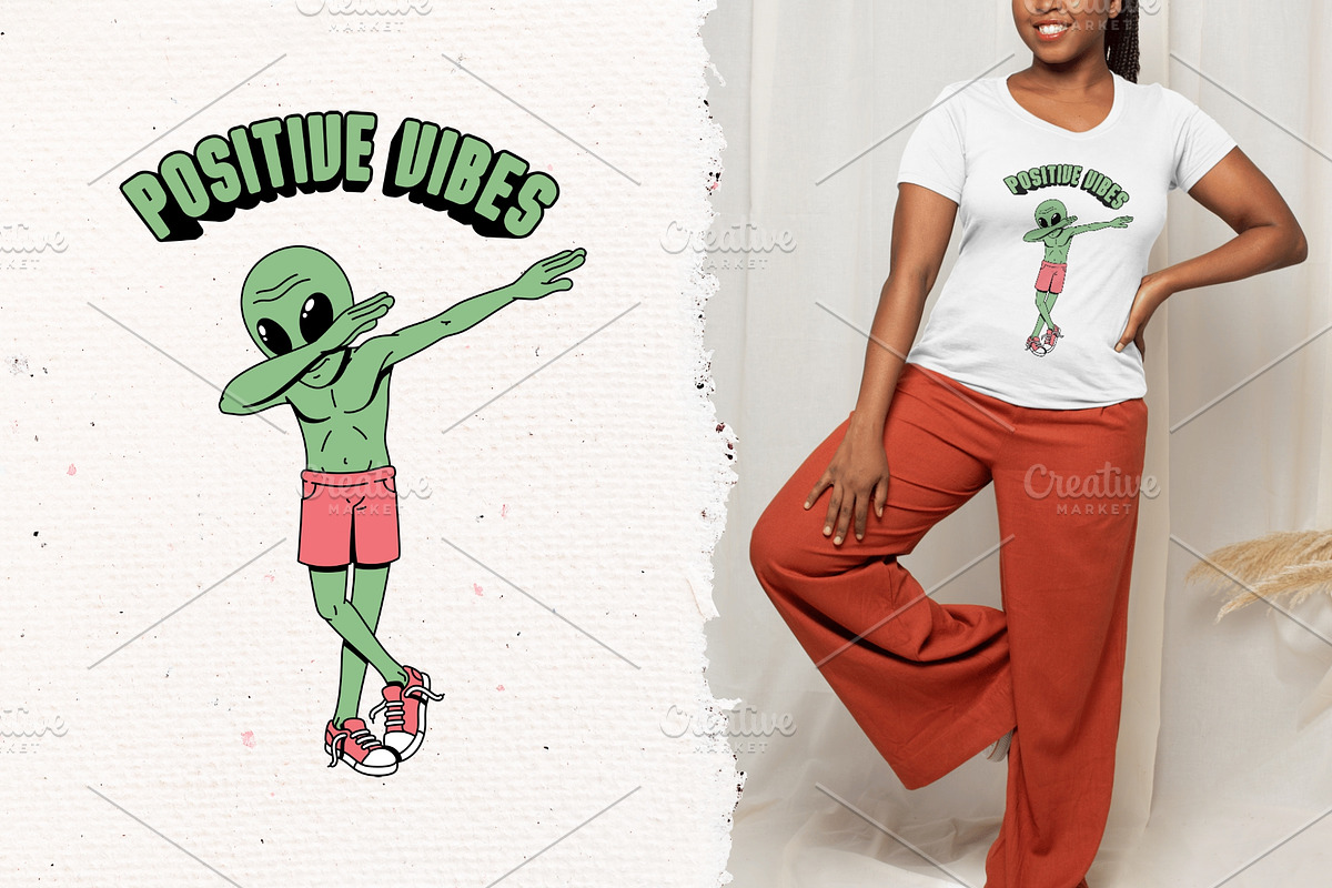 Alien life on earth 10 illustrations, a Person Illustration by gunaonedesign (Photo 13 of 13)