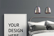 15 bedroom poster mock up, a Household Mockup by ChromiumHeart (Thumbnail 13 of 17)