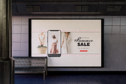 Subway Advertising Billboard Mockup, an Advertising Mockup by GearShift (Thumbnail 3 of 4)