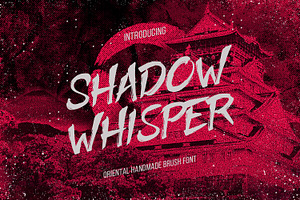 Shadow Whisper - Brush Font