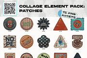 Collage Elements Pack: Patches, an Object Graphic by Megan Aili Designs (Thumbnail 6 of 6)