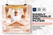 Friday Party Flyer Design Template, a Flyer Template by Shajib Shikder (Thumbnail 1 of 2)