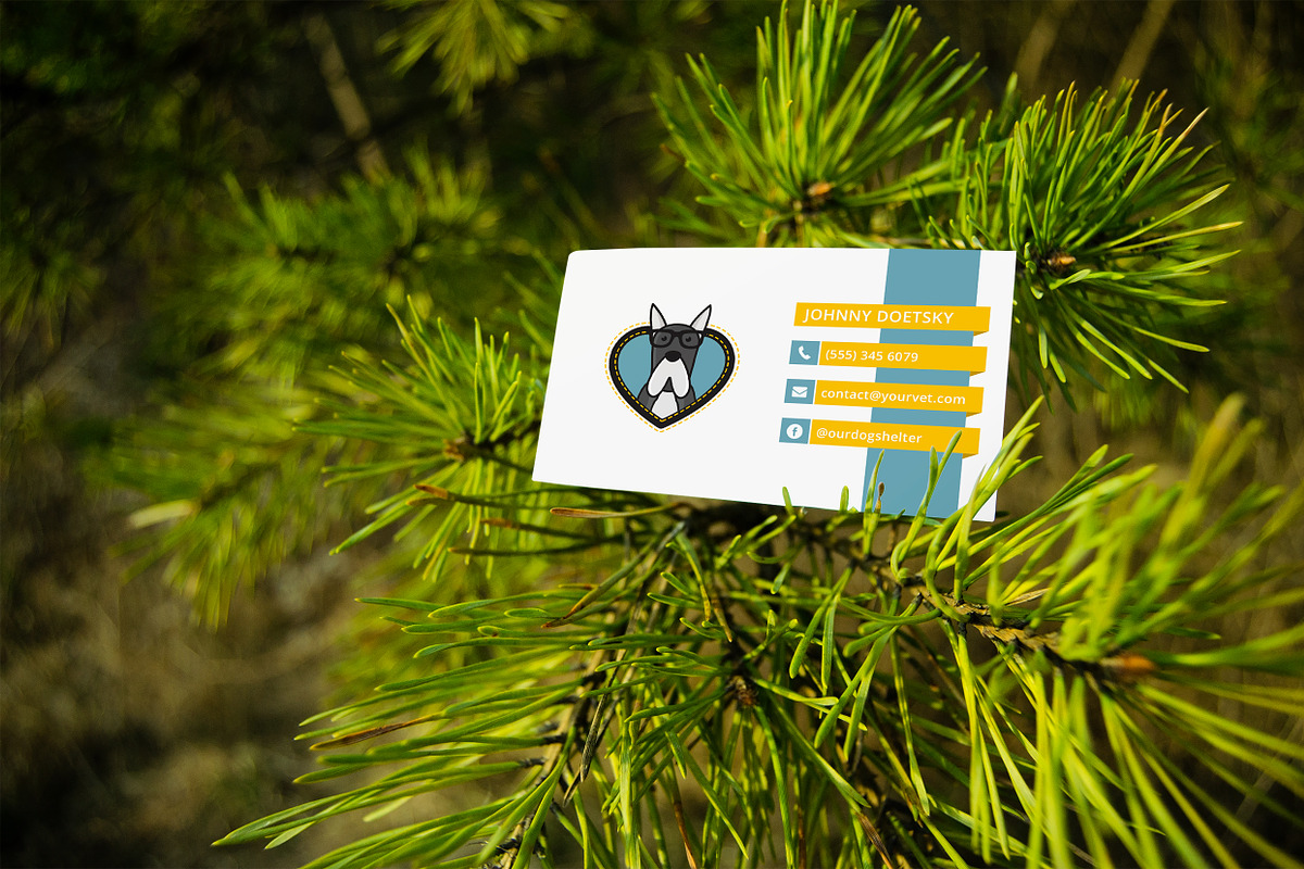PSD Business Card - Woof You Forever, a Business Card Template by Brandspark Mini (Photo 2 of 2)