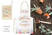 Watercolor Garden Collection, a Work Illustration by MayaNavits (Thumbnail 2 of 13)