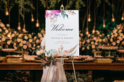 Welcome Sign Template Canva, an Invitation Template by ShineOnWedding (Thumbnail 2 of 9)