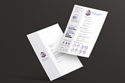 Violet Resume CV, a Resume Template by iDoodle Studio (Thumbnail 4 of 6)
