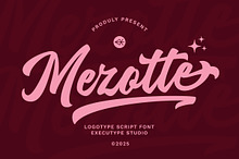Mezotte - Bold Script Logotype