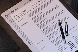 3 Piece Professional Resume Set