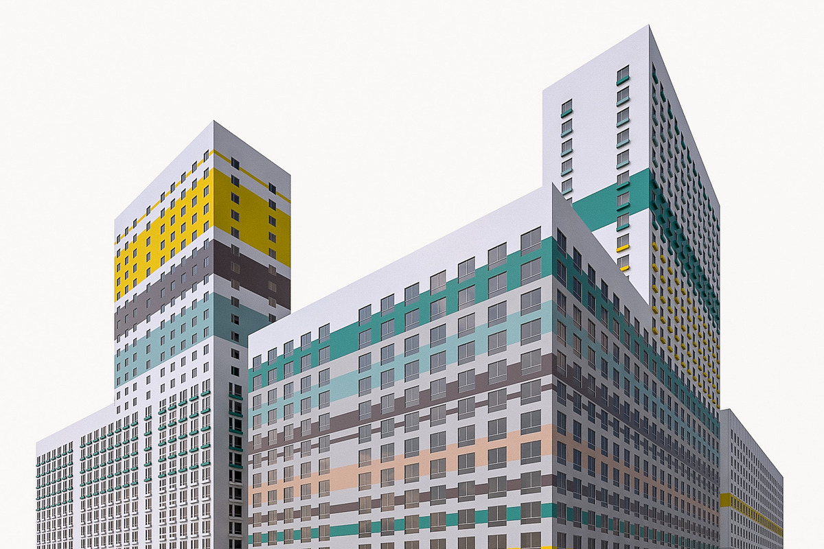 Residential Complex Buildings, an Architecture 3D Model by 3DNUTS (Photo 5 of 12)