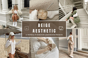 10 Beige Asthetic Lightroom Presets