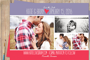 Save The Date Photographer Templates