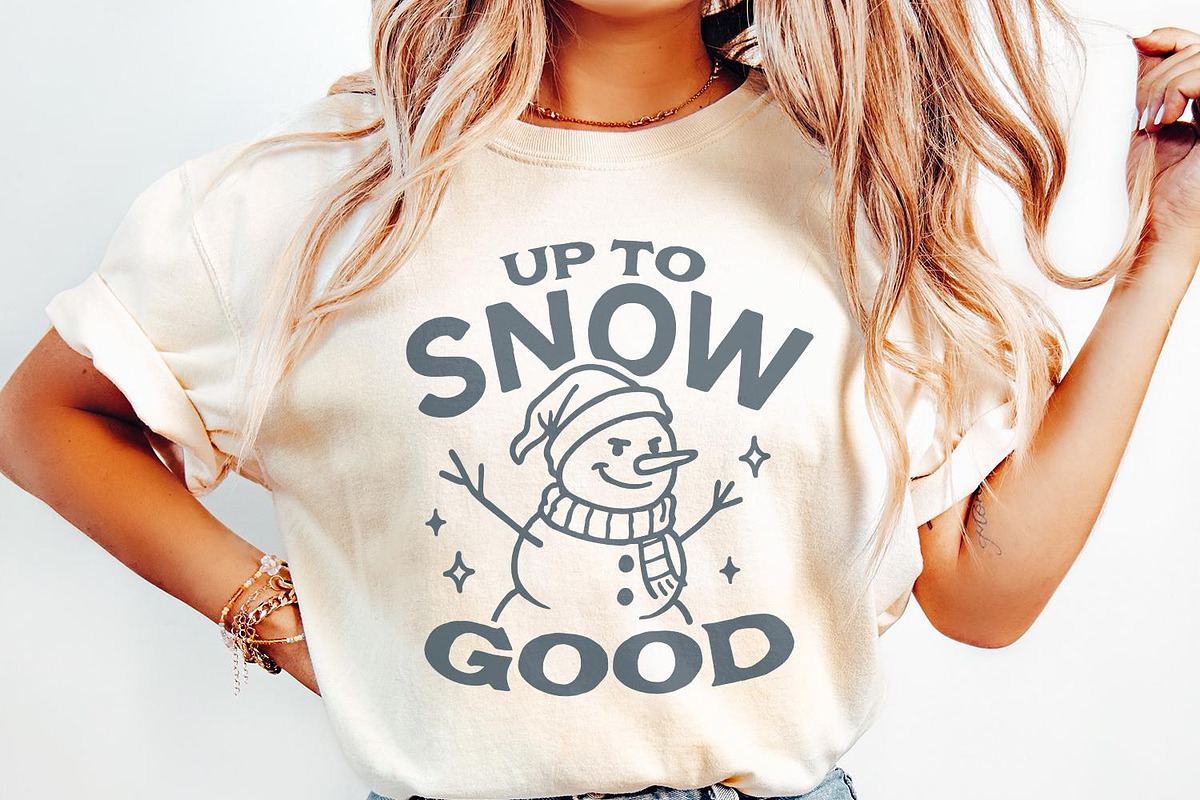 Up To Snow Good Snowman PNG, Funny, an Illustration by SharpMarketplace (Photo 2 of 9)