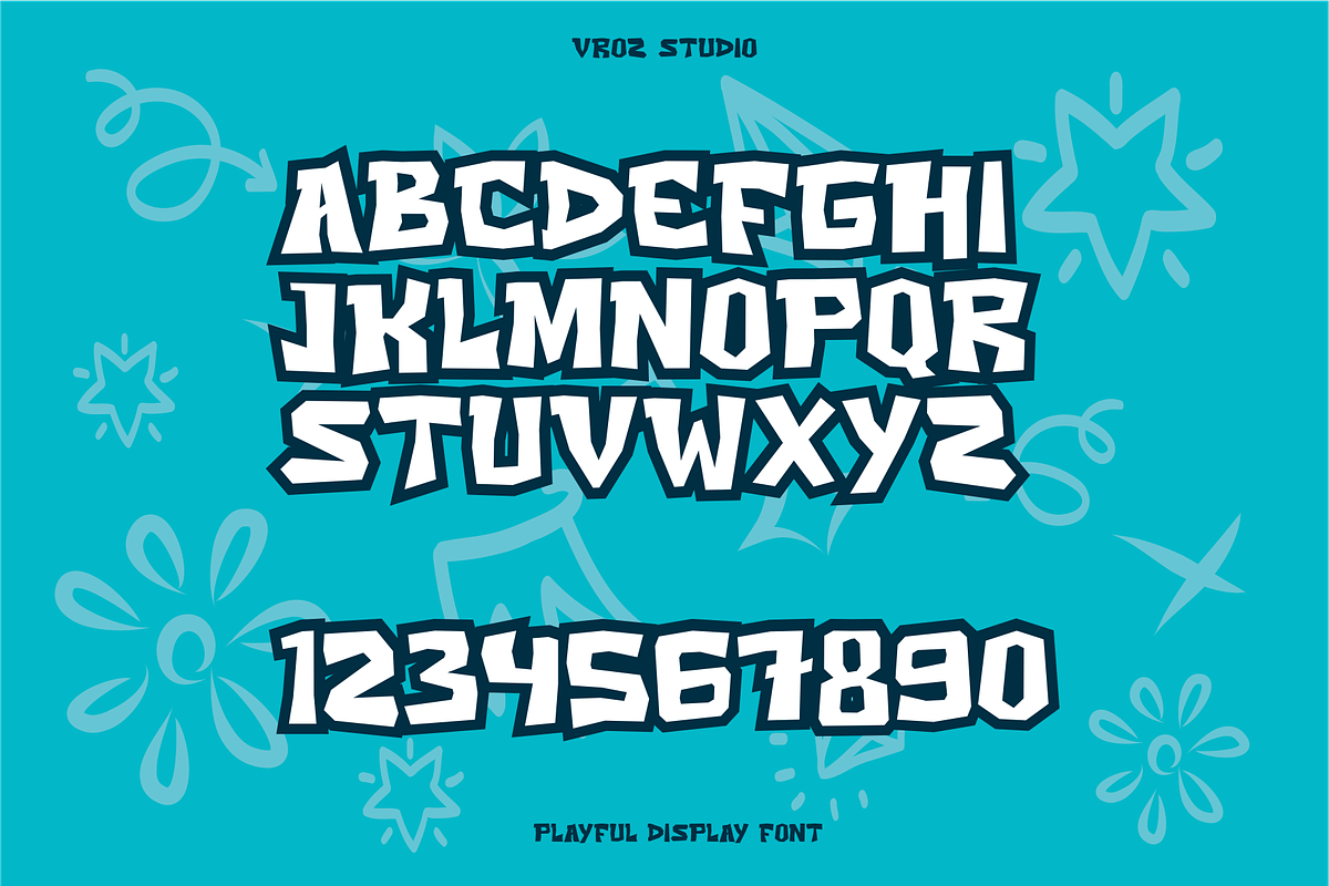KUROKI - Playful Display Font, a Font by Vroz Studio (Photo 5 of 6)