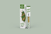 Weed Joint Pre-Roll Packaging Mockup, a Product Mockup by easymock 2 (Thumbnail 6 of 10)
