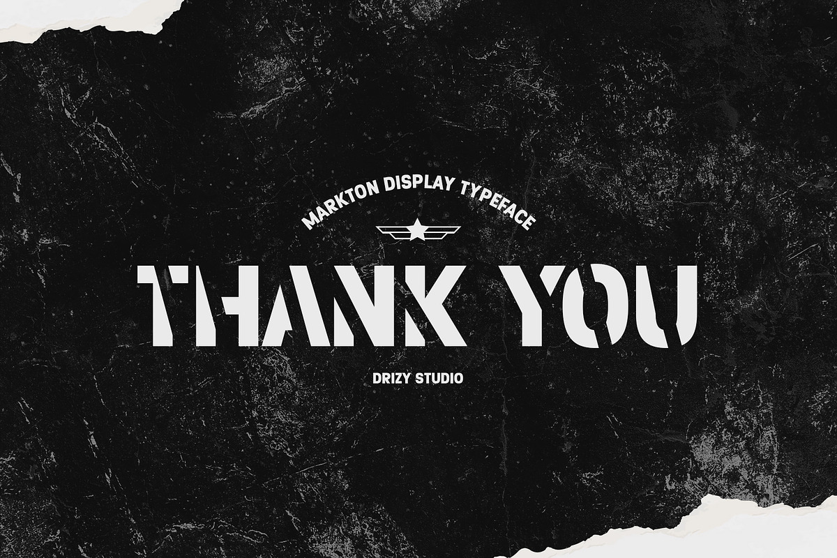 Markton – Modern Stencil Typeface, a Sans Serif Font by Drizy (Photo 10 of 10)
