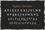 10 Vintage Font Families Bundle #3, a Blackletter Font by Fractal fonts & graphics (Thumbnail 43 of 67)