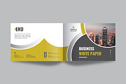 Landscape white paper brochure, a Brochure Template by Pavel_design (Thumbnail 2 of 9)