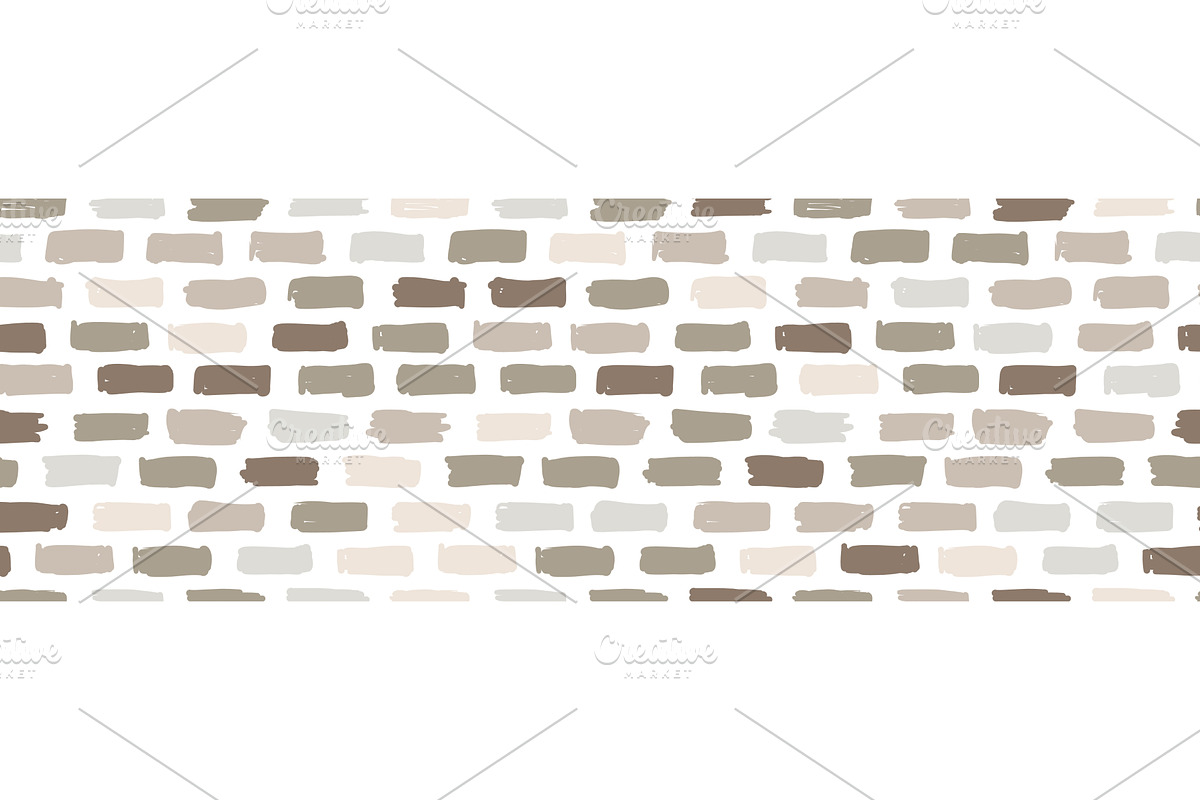 Brickwork decoration seamless, a Texture Graphic by Kudryashka