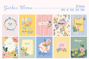 Garden Bloom, a Decorative Illustration by Collection by VY (Thumbnail 3 of 9)