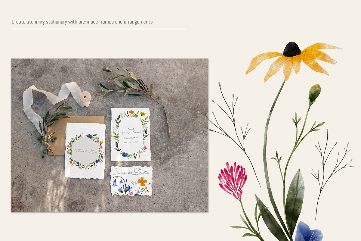 California Wildflowers, a Pattern Graphic by The Audacious Brush (Photo 6 of 9)