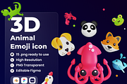 Animal 3D Illustration, an Animal 3D Model by Vektora Studio (Thumbnail 1 of 6)