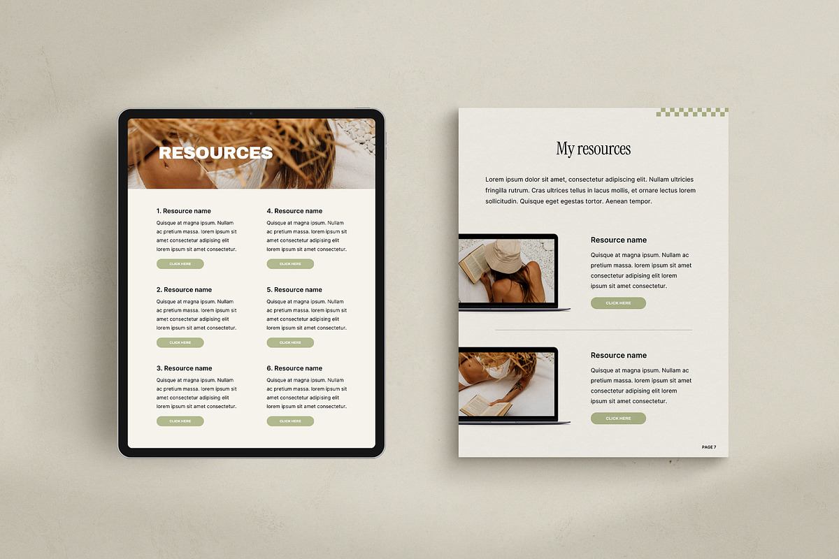 ADE / 2in1 Ebook & Workbook Kit, a Magazine Template by Wildnun Studio (Photo 13 of 46)