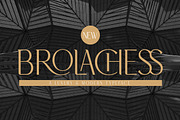 Brolachess - Luxury Ligatures Serif, a Serif Font by Almarkhatype (Thumbnail 1 of 10)