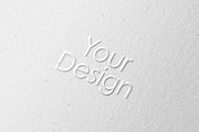 Embossed Paper Close-Up Mockup, a Mockup by Design Squad (Thumbnail 3 of 4)