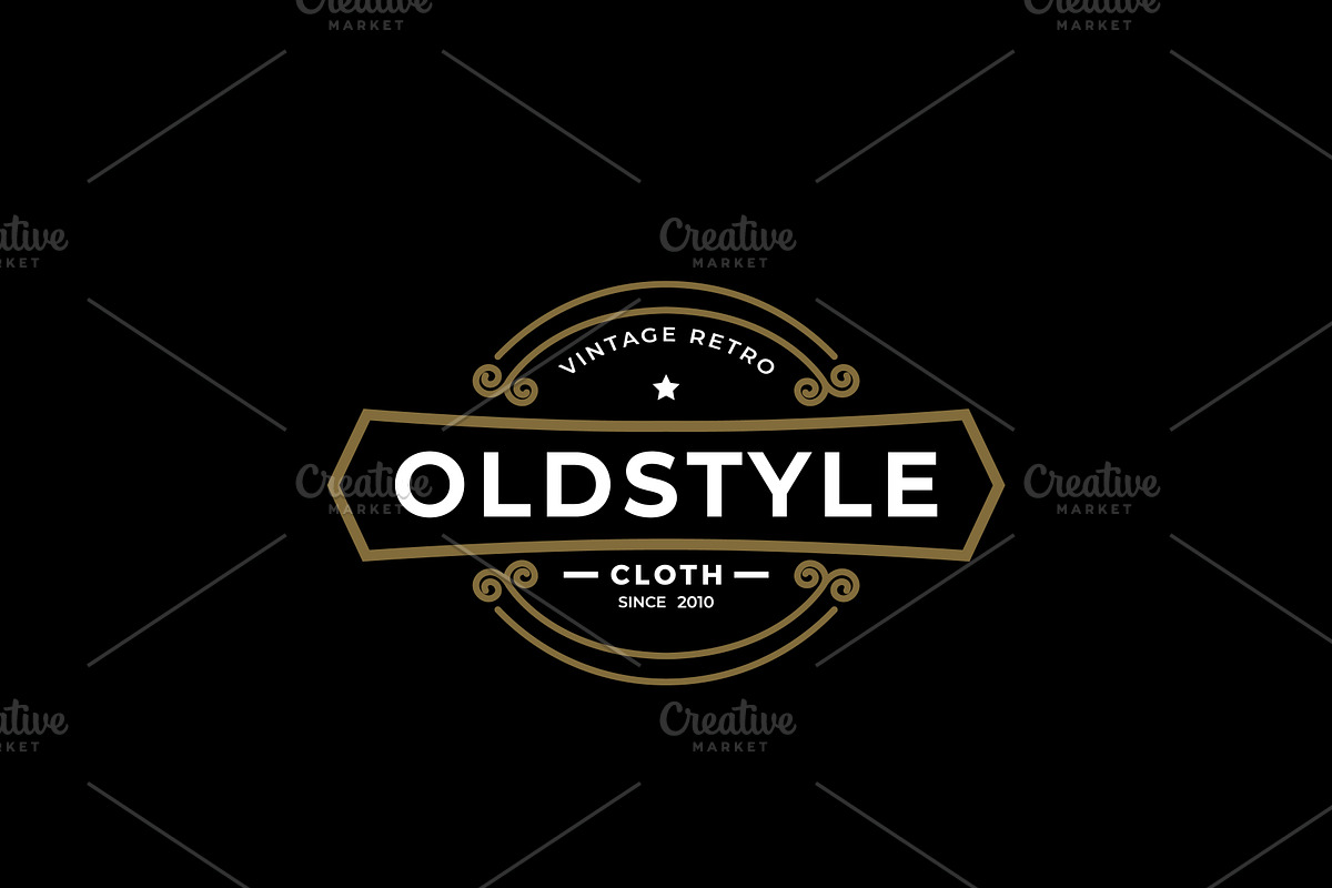 Vintage Apparel Badge Emblem, a Branding & Logo Template by AlvinStd