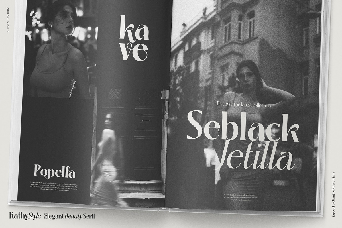 Kathy Style - Elegant Beauty Serif, a Serif Font by creativemedialab (Photo 3 of 17)