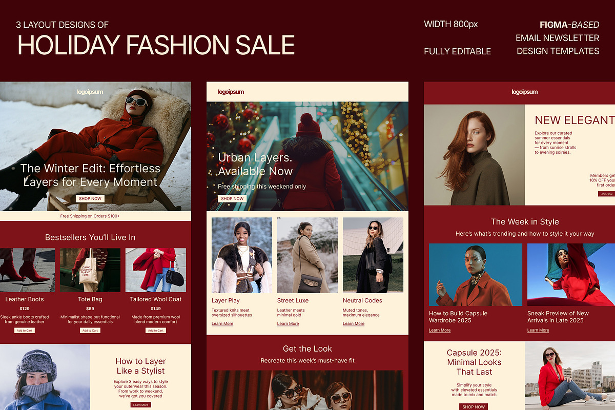 Fashion Sale Email Newsletter