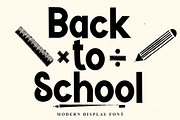 Back To School, a Script Font by FreshTypeINK (Thumbnail 1 of 8)