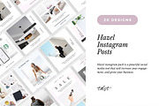 Hazel Instagram Pack, a Social Media Template by Crevo Studio (Thumbnail 1 of 13)