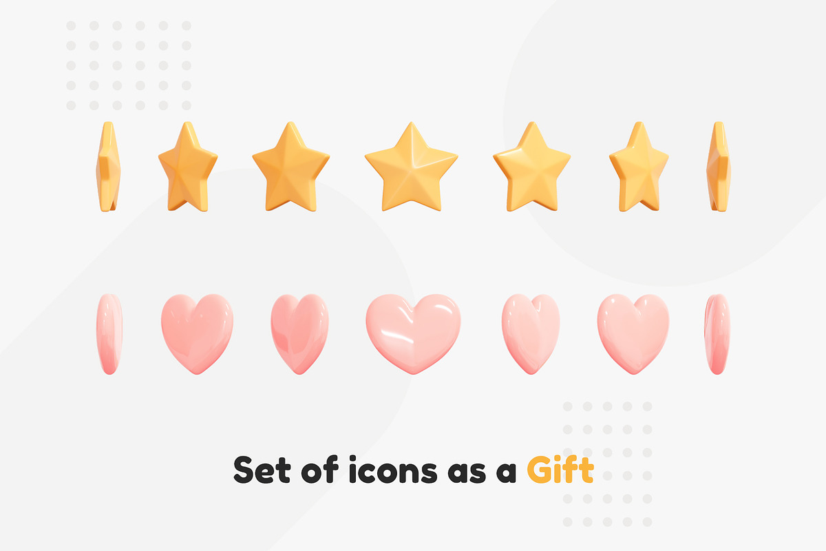 Cartoon Hand 3D set icon, a Characters & Person 3D Model by accogliente (Photo 4 of 4)