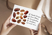 Watercolor Ramadan Iftar Food PNG, a Food Illustration by Libby Wishes (Thumbnail 5 of 7)
