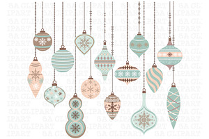 Christmas Ornaments ClipArt