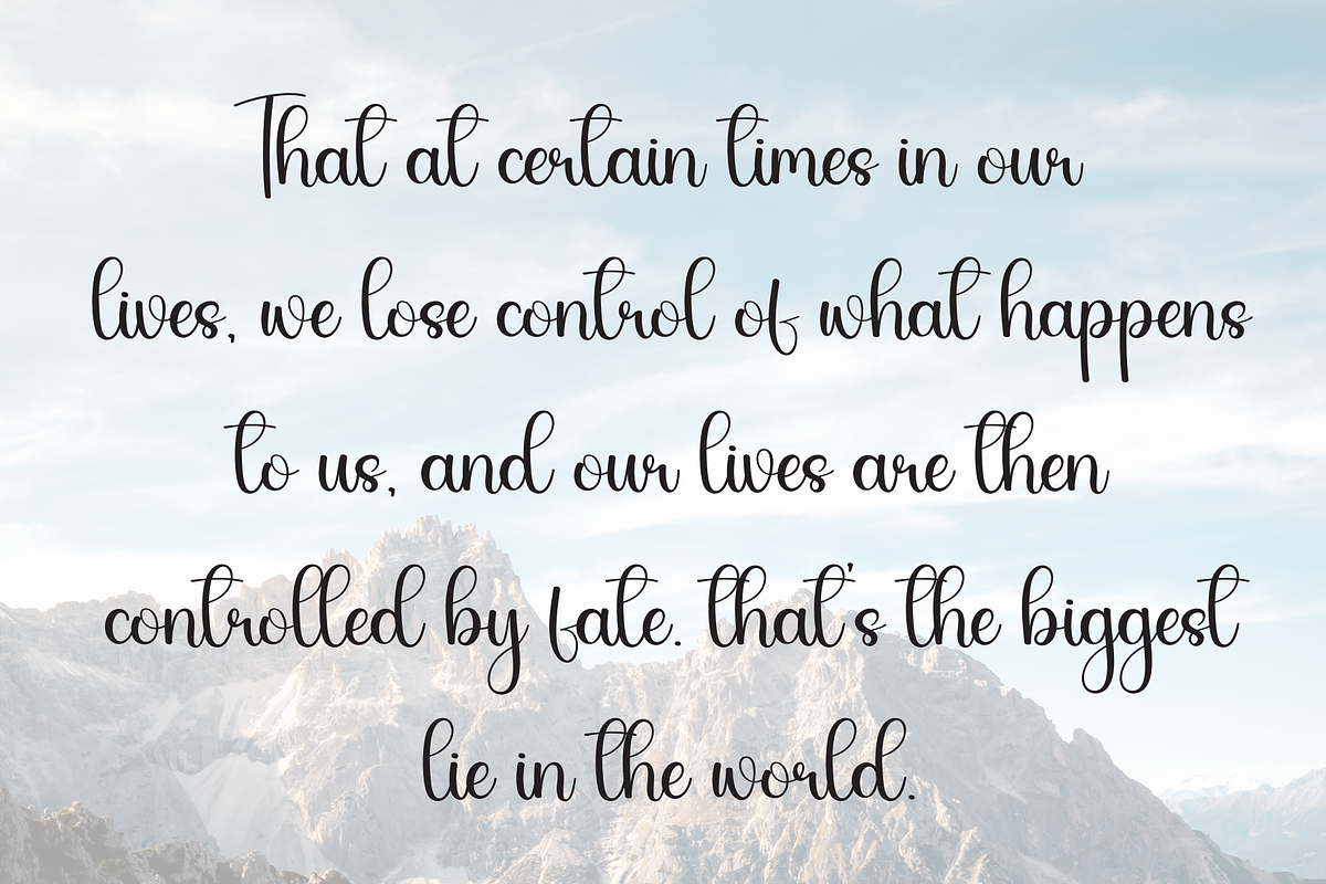 Everything | Script Font, a Handwritten Font by Scratchones (Photo 6 of 9)