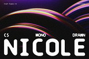 CS Nicole Mono Drawn, a Serif Font by Craft Supply Co. (Thumbnail 1 of 8)