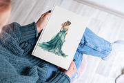 Prom Lady Clipart, a Person Illustration by Gloria Designed It (Thumbnail 5 of 5)