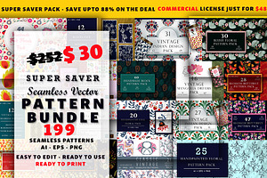 SUPER SAVER PATTERN BUNDLE