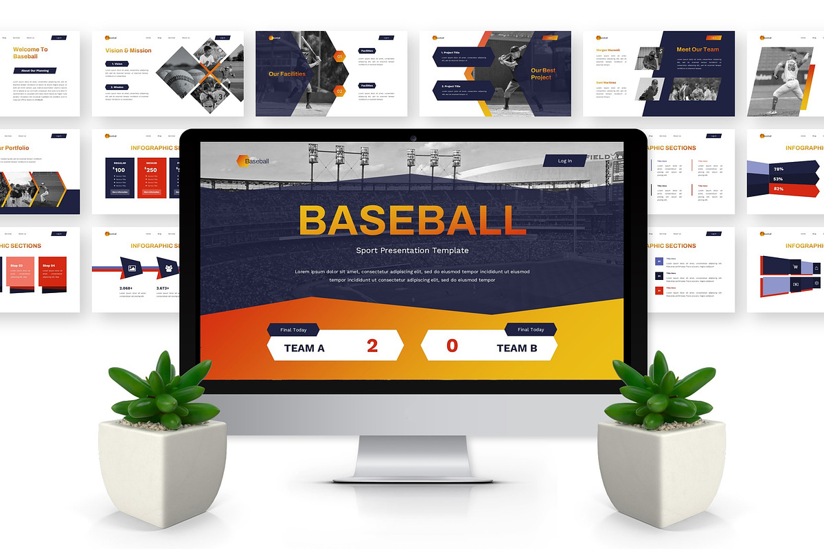 Baseball - Sport Keynote, a Presentation Template by Deepslide Studio (Photo 3 of 6)