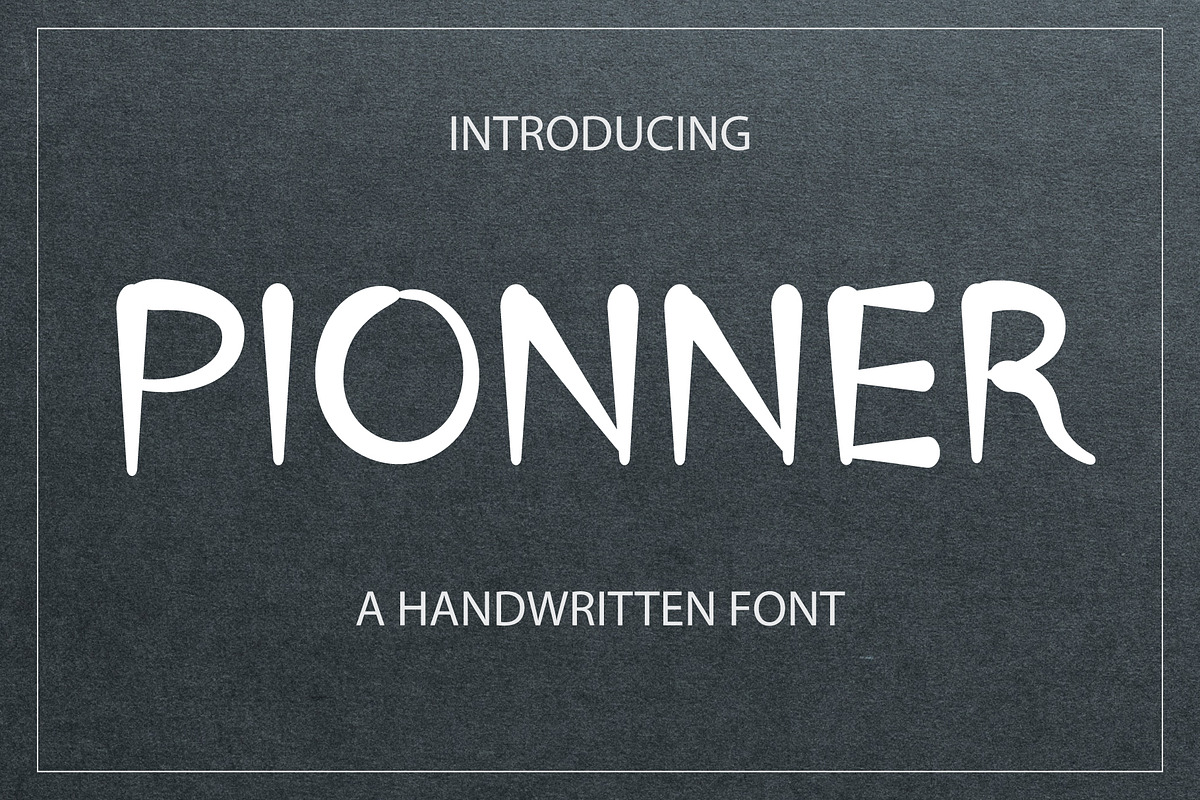 Pionner – Natural Handwritten Font, a Script Font by Bercreative (Photo 1 of 3)
