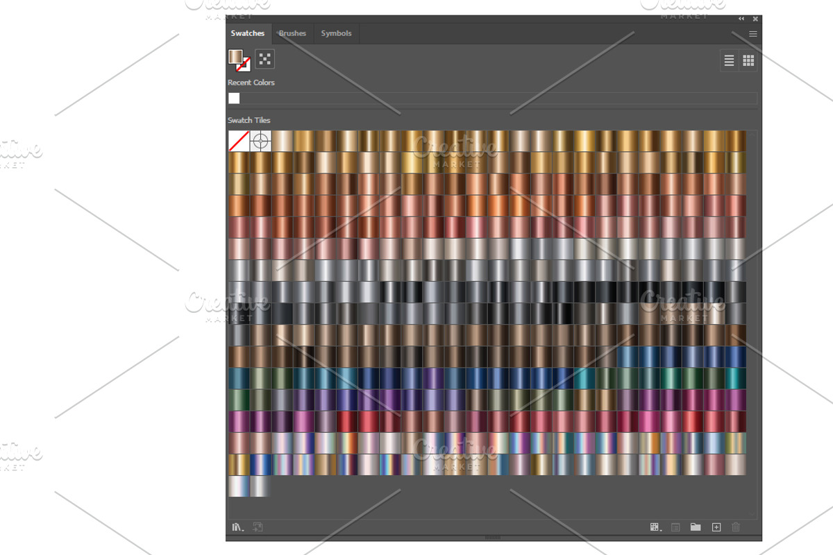 Metallic Gradients PS & Illustrator, a Gradient Add-On by Juksy (Photo 3 of 3)